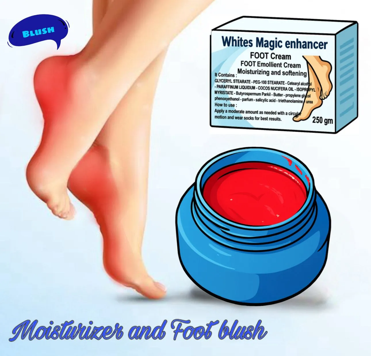 Whites Magic Foot Cream cracked heel repair moisturizer Egypt